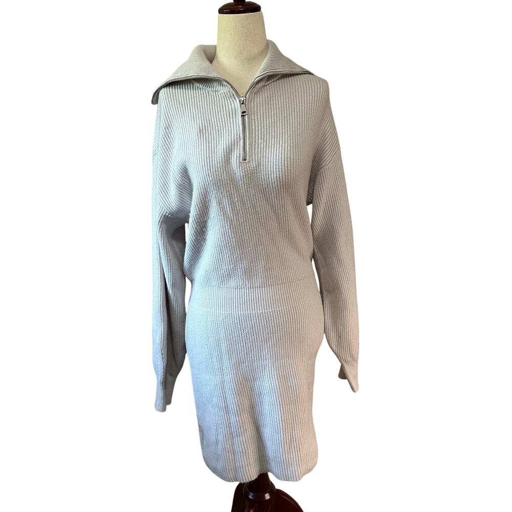 STEVE MADDEN Women's Rowena Dress Size M In Heather Grey